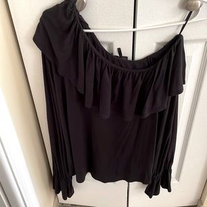Paige off the shoulder top with bell sleeve